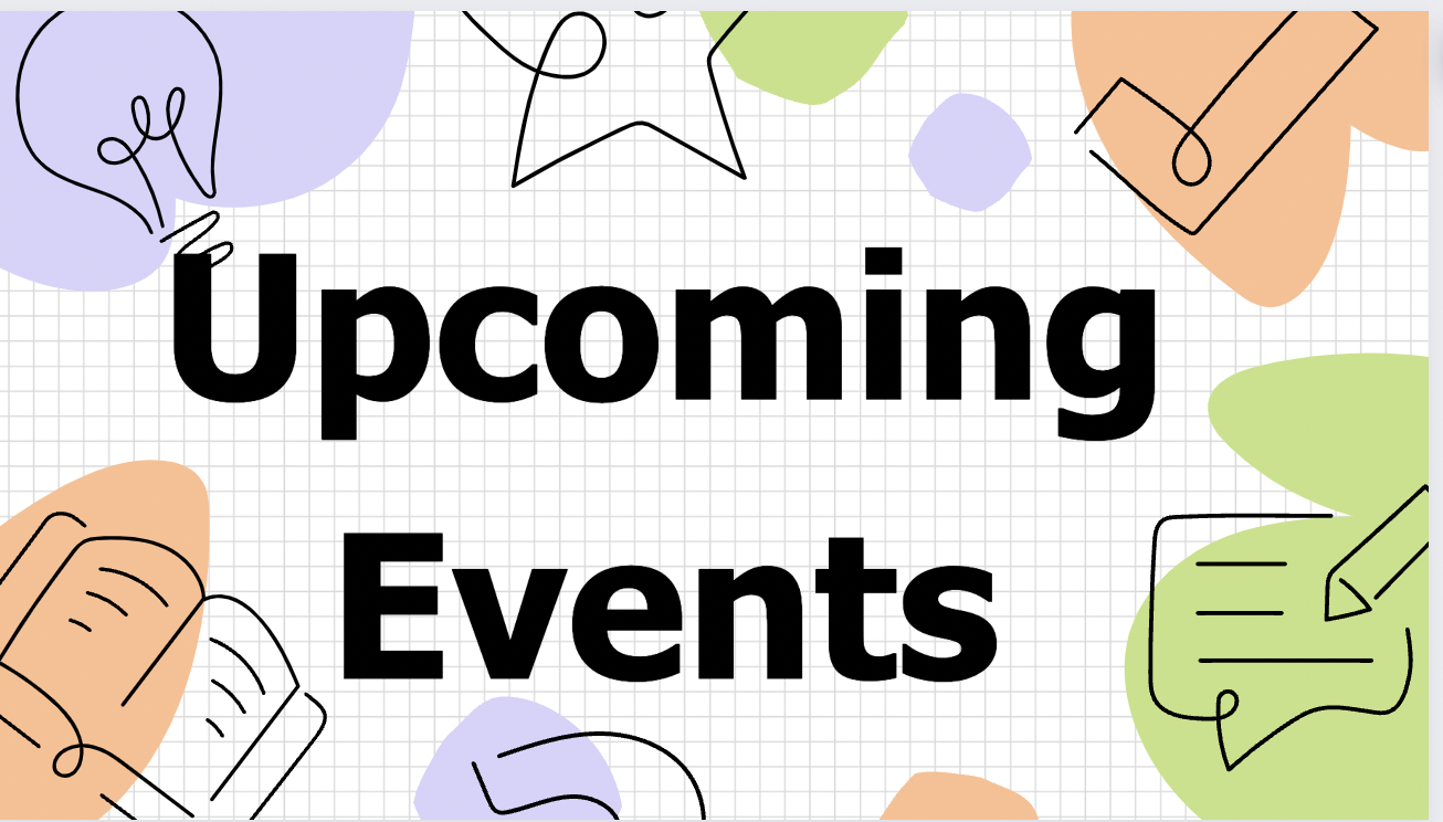  Upcoming Events 